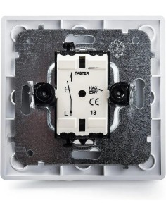 Pulsador luminoso Famatel 9111 empotrado blanco 10A 250V - 5 2