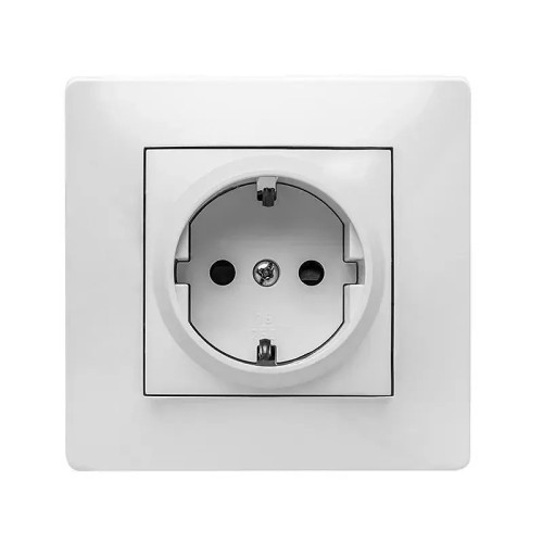 Base enchufe empotrada TT 2P+T 16A 250V Famatel 9123 - 1