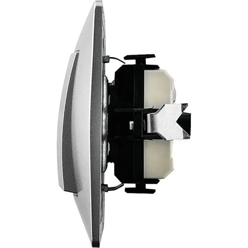 Conmutador empotrado de aluminio 10A 250V Famatel 9402 - 3