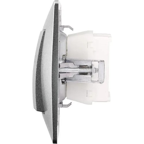 Doble Conmutador empotrado de aluminio 10A 250V Famatel 9403 - 6 Doble Conmutador empotrado de aluminio 10A 250V Famatel 9403 - 6