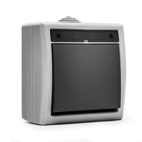 Pulsador de superficie estanco IP55 Famatel 19077 - 1 Pulsador de superficie estanco IP55 Famatel 19077 - 1