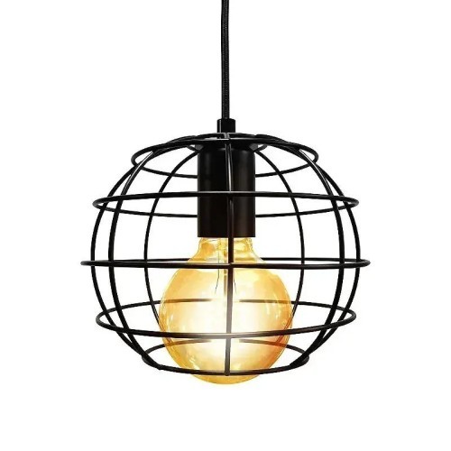 Aplique vintage colgante Matel redondo E-27 - 2