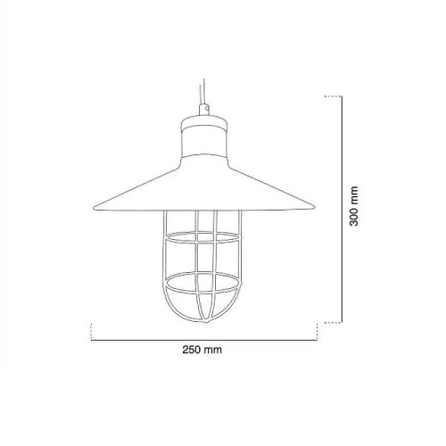 Aplique vintage colgante Matel E-27 300x260MM - 2 Aplique vintage colgante Matel E-27 300x260MM - 2