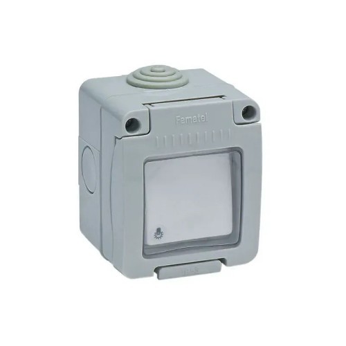 Pulsador luminoso de superficie estanco IP55 Famatel 19073 - 1