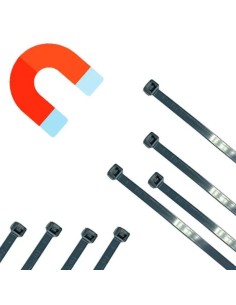 Brida 3,5x380 mm de nylon detectable con detector de metales - 1