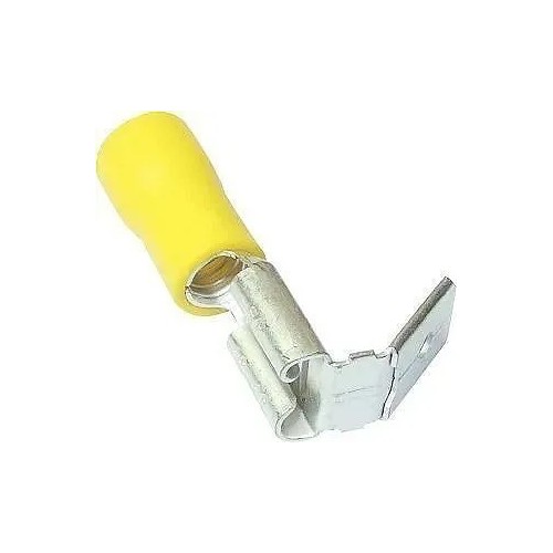 Terminal faston macho/hembra amarillo 6,3MM - 2