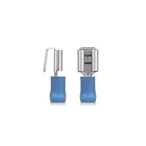 Terminal faston macho/hembra azul 6,3MM - 1 Terminal faston macho/hembra azul 6,3MM - 1