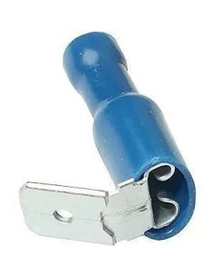 Terminal faston macho/hembra azul 6,3MM - 1 2