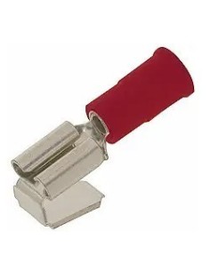 Terminal faston macho/hembra rojo 6,3MM - 1 2