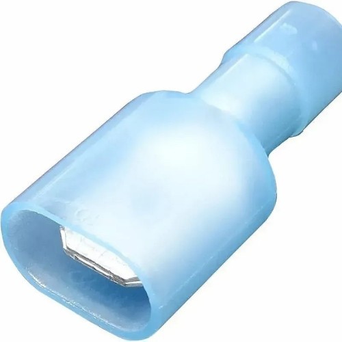 Terminal faston macho nylon aislado azul 6,3MM - 2