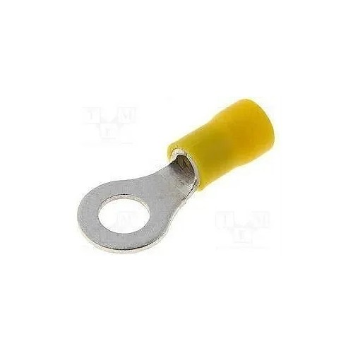 Terminal redondo preaislado amarillo de diámetro de 4,3mm - 1