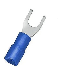 Terminal de horquilla preaislado azul de diámetro interior de 5,3 MM - 1