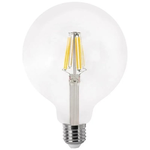 Bombilla LED filamento globo G125 clara E27 8W (Fría, Cálida) - 1 Bombilla LED filamento globo G125 clara E27 8W (Fría, Cálida) - 1