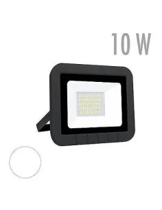Proyector LED plano negro 10W.Fría - 1
