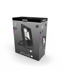 Proyector LED con sensor negro Matel 30W (Fría y Cálida) - 1 2