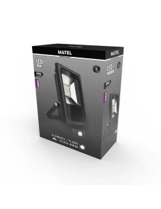 Proyector LED con sensor negro Matel 100W Fría - 3 2
