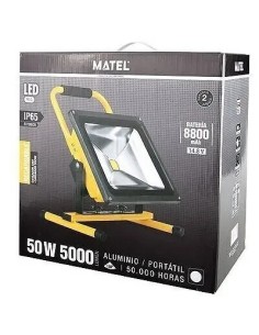 Proyector LED Matel recargable 50W 13200MAH IP65 Fría - 1 2