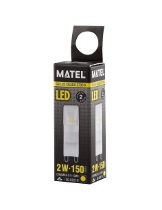 Bombilla LED Matel G9 230V 2W Cálida - 1 2