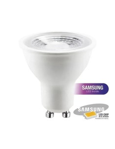 Bombilla LED GU10 Chip Samsung Dicroica 38º 5W Matel - 1