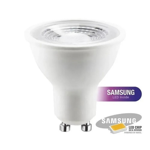 Bombilla LED GU10 Chip Samsung Dicroica 38º 5W Matel - 1 Bombilla LED GU10 Chip Samsung Dicroica 38º 5W Matel - 1