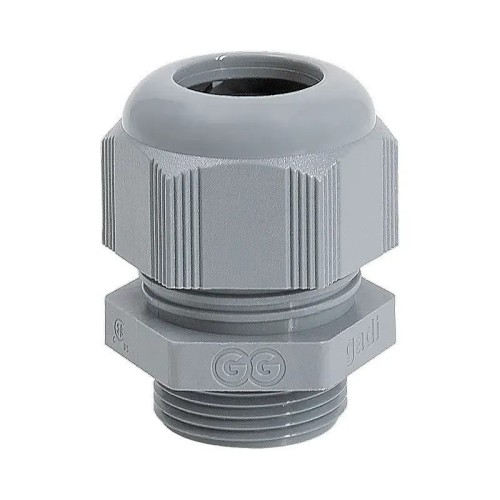 Prensaestopas PM40 con tuerca de poliamida gris oscuro - 1