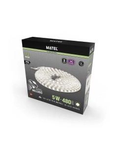 Tira LED Matel 230V 5 metros 5W IP65 Neutra - 1 2