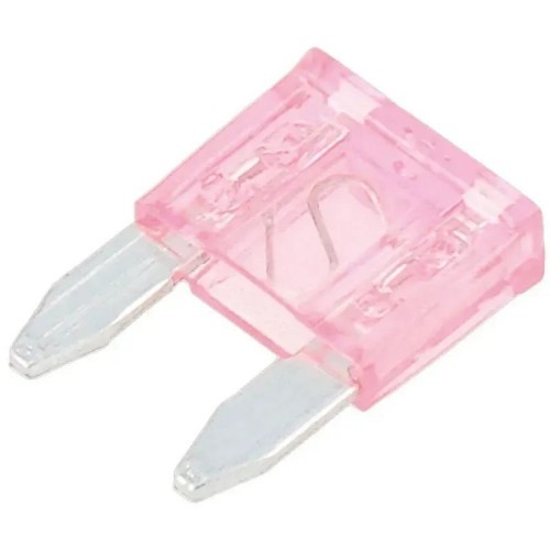 Mini fusible de chuchilla rosa para automoción 4A 32V - 1