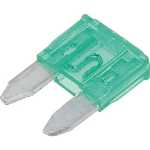 Mini fusible de lámina verde para automoción 30A 32V - 1