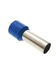 Puntera hueca aislada de sección 2,5MM azul