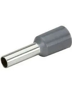 Puntera hueca aislada de sección de 4MM gris