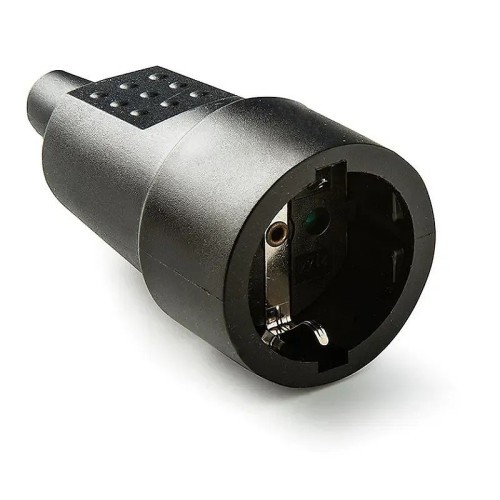 Toma de corriente móvil de goma negro 16A 250V Famatel 2104 - 3