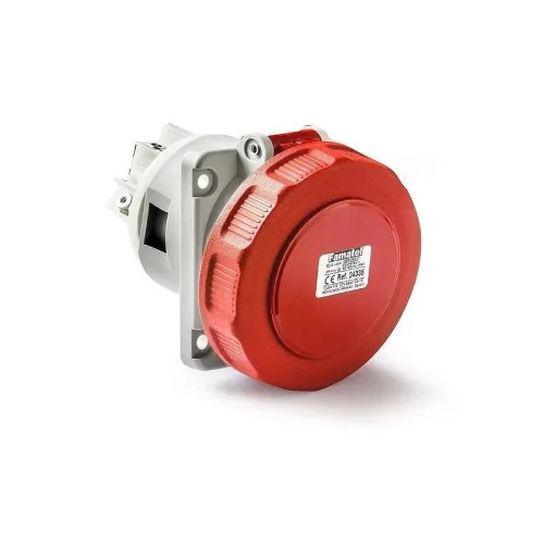 Base inclinada 10° 3P+T 63A 400V IP67 Famatel 24334 - 2