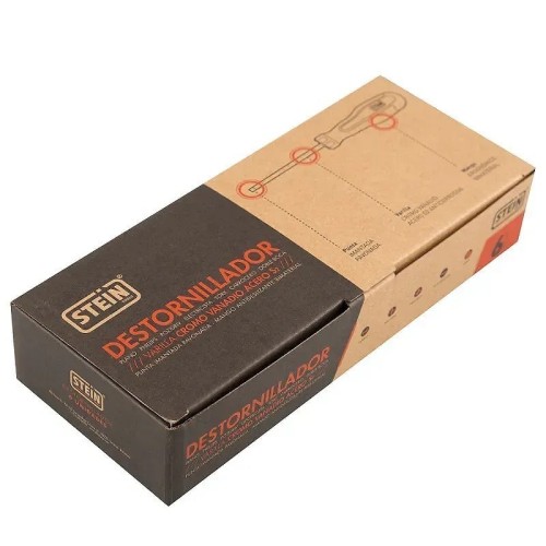 Destornillador carrocero Stein de boca Plana - Pozidriv - 3