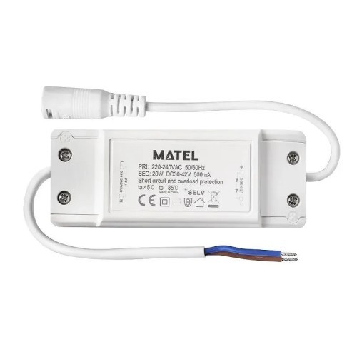 Driver 20W 295x295 MM Matel para panel LED - 1