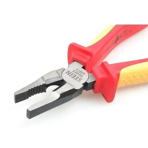 Alicate Universal 180mm con Mango Aislante 1000V Stein - 1 Alicate Universal 180mm con Mango Aislante 1000V Stein - 1