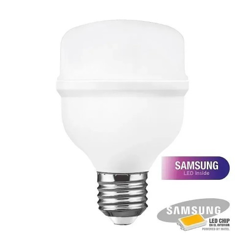 Bombilla LED samsung industrial E27 20W 2000 lm Fría - 1 Bombilla LED samsung industrial E27 20W 2000 lm Fría - 1