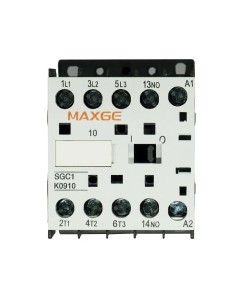 Minicontactor 4 Polos (2NO+2NC) 5,5KW - 12A 230V AC - Maxge - 2 2