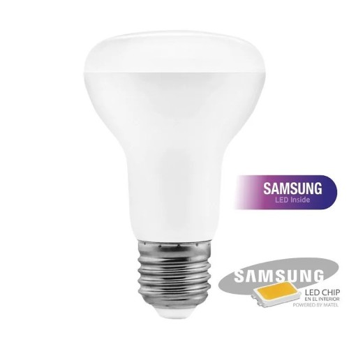 Bombilla LED Matel reflectora chip samsung E27 R63 9W (Fría, Cálida, Neutra) - 1
