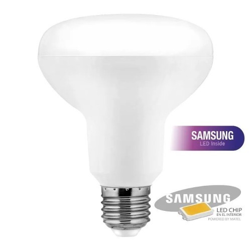 Bombilla LED Matel reflectora chip samsung E27 R90 14W (Fría, Cálida, Neutra) - 1 Bombilla LED Matel reflectora chip samsung E27 R90 14W (Fría, Cálida, Neutra) - 1
