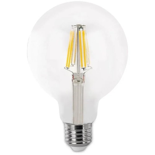 Bombilla LED filamento globo G95 clara E27 12W (Fría, Cálida) - 1
