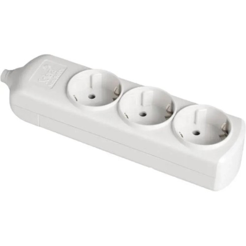 Base múltiple de 3 tomas blanca 16A 250V Solera 8003 - 1