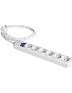 Alargador 1,5m de 6 tomas con interruptor luminoso Solera 8016IL  - 1