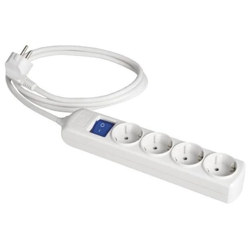 Alargador 3m de 4 tomas con interruptor luminoso Solera 8034IL - 1