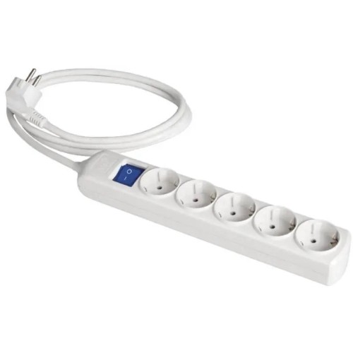 Alargador 3m de 5 tomas con interruptor luminoso Solera 8035IL  - 1