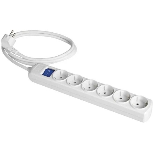 Alargador 5m de 6 tomas con interruptor luminoso Solera 8056IL - 1