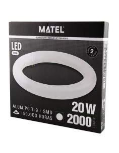 Tubo LED T9 Matel circular 30cm 20W (Fría, Cálida, Neutra) - 1 2
