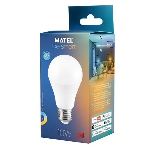 Bombilla LED Smart wifi A60 estándar regulable E27 10W CCT - 2