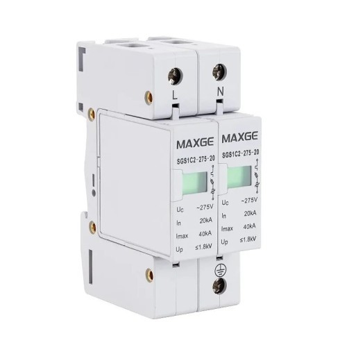 Protector de sobretensiones transitorias 2P Clase II 40kA 20kA 1,2kV - 1