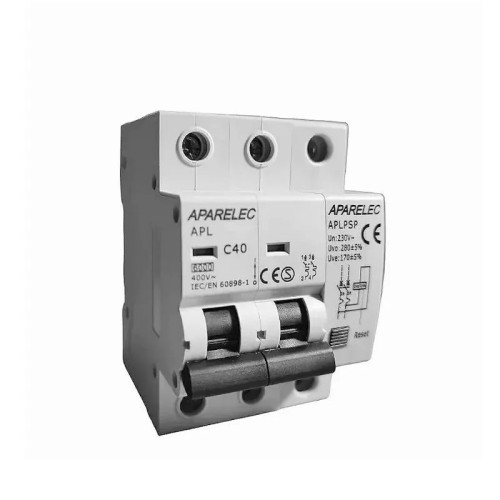 Protector de sobretensiones permanentes monofásicos 2P 40A 3 módulos - 1