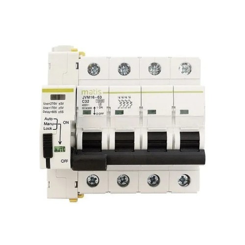 Protector de sobretensiones DPN permanentes con reconexión automática 4P 40A - 4